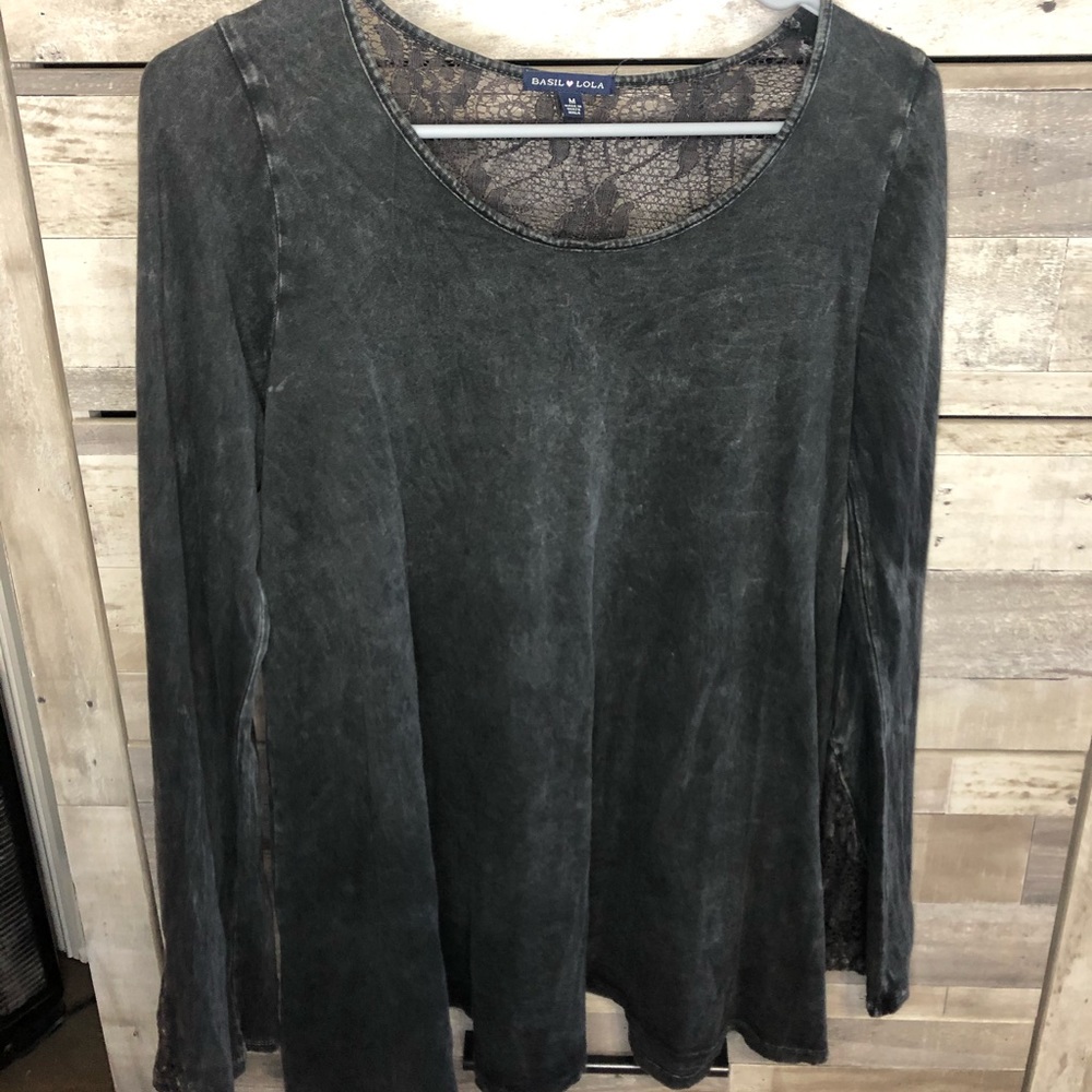 Gray shirt